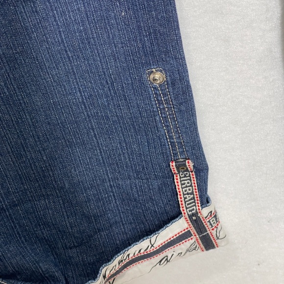 Marithe Francois Girbaud White Strap Jeans Convertible Pants Vintage 90’s Rare - Picture 4 of 10